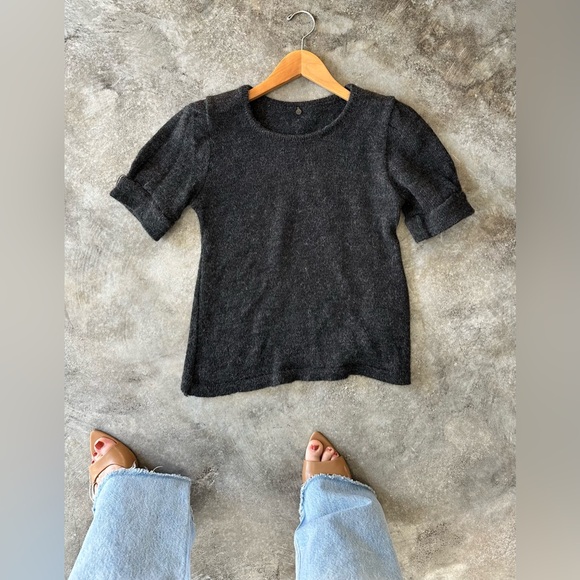 Alpaca Wool knit top / handmade - Picture 3 of 8